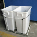 Kitchen white Pull Out Kitchen Waste Bin